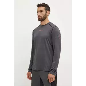 LA Sportiva longsleeve sport Tour culoarea gri, melanj, L64900322 imagine