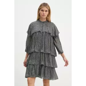 Bruuns Bazaar rochie culoarea negru, mini, evazată, BBW4293 imagine