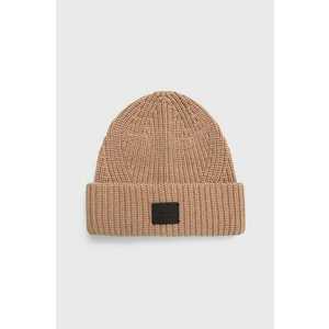 AllSaints caciula din amestec de lana culoarea bej imagine