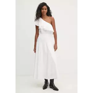 Pedro del Hierro rochie din amestec de in culoarea alb, maxi, evazată, 3818442 imagine