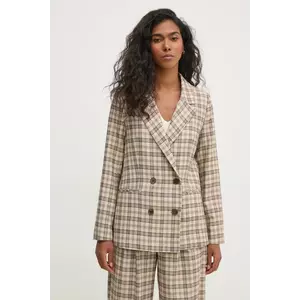 Hoss Intropia sacou culoarea bej, cu doua randuri de nasturi, modelator, 5478079 imagine