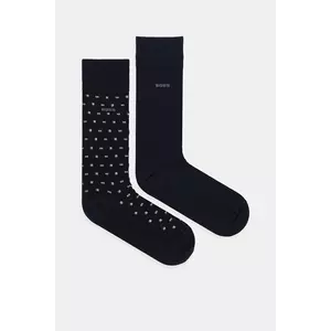 BOSS sosete 2-pack barbati, culoarea albastru marin, 50524282 imagine