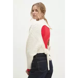Answear Lab pulover femei, culoarea alb imagine