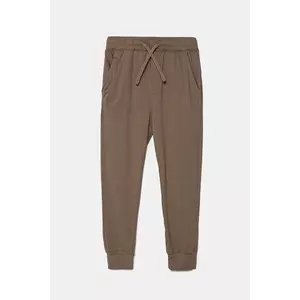Abercrombie & Fitch pantaloni de trening pentru copii culoarea bej, neted, KI234-4055 imagine