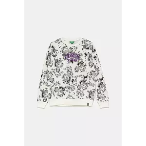 United Colors of Benetton hanorac de bumbac pentru copii culoarea alb, modelator, 3IIMC10MH imagine