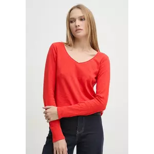 Marc O'Polo longsleeve din bumbac culoarea rosu, 5000006102 imagine