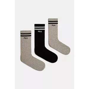 Fila sosete 3-pack barbati, culoarea negru, F5603 imagine
