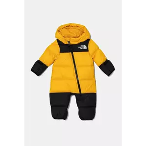 The North Face salopetă din puf pentru bebeluși BABY 1996 RETRO NUPTSE ONE PIECE culoarea galben, NF0A7WPF56P1 imagine