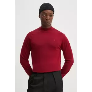 G-Star pulover de lână bărbați, culoarea rosu, light, cu guler, D25175-D847 imagine