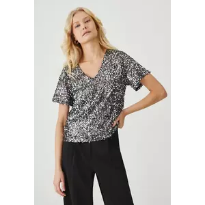 Medicine tricou femei, culoarea argintiu imagine