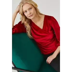 Medicine bluza culoarea rosu, neted imagine