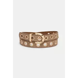 Answear Lab curea de piele femei, culoarea bej imagine