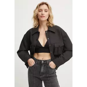 Answear Lab geaca femei, culoarea gri, de tranzitie imagine