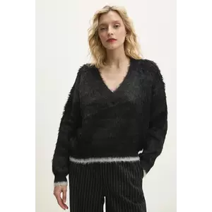 Answear Lab pulover femei, culoarea negru, călduros imagine
