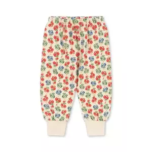 Konges Sløjd pantaloni de trening din bumbac pentru copii LOUPY LOU SWEAT PANTS GOTS culoarea bej, modelator, KS102027 imagine