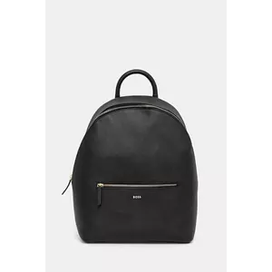 BOSS ghiozdan de piele femei, culoarea negru, mare, neted, 50528999 imagine