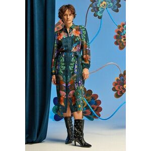 Medicine rochie midi, dreaptă imagine