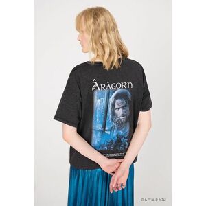 Medicine tricou din bumbac femei, culoarea negru imagine