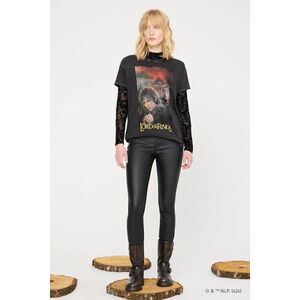 Medicine tricou din bumbac femei, culoarea gri imagine