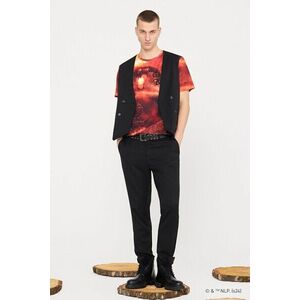 Medicine tricou din bumbac culoarea negru, cu imprimeu imagine