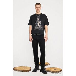 Medicine tricou din bumbac culoarea negru, cu imprimeu imagine