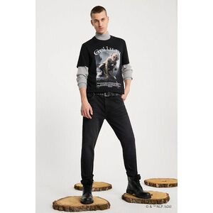 Medicine tricou din bumbac culoarea negru, cu imprimeu imagine