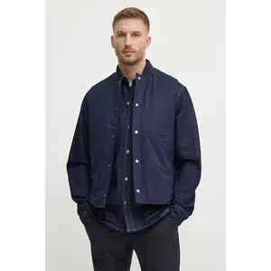 United Colors of Benetton vesta barbati, culoarea albastru marin, de tranzitie, 26UWUJ00L imagine