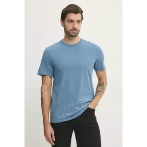 Karl Lagerfeld tricou din bumbac barbati, cu imprimeu, A1M46070 imagine