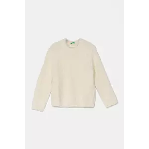 United Colors of Benetton pulover copii culoarea bej, 19BAG100Q imagine