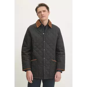 Barbour geaca 30th Anniversary Liddesdale Quilted Jacket barbati, culoarea negru, de tranzitie, MQU1816 imagine