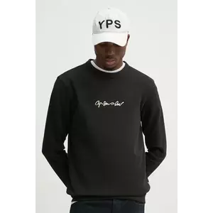 G-Star hanorac de bumbac bărbați, culoarea negru, cu imprimeu, D26407-D257 imagine