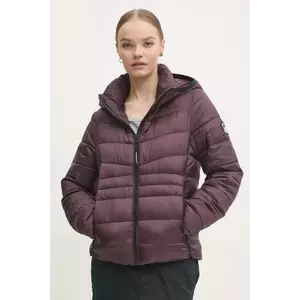 Superdry geaca femei, culoarea violet, de iarna, W5011724A-C4J imagine