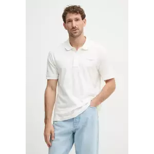 Marc O'Polo polo de bumbac culoarea bej, neted, 5000005925 imagine