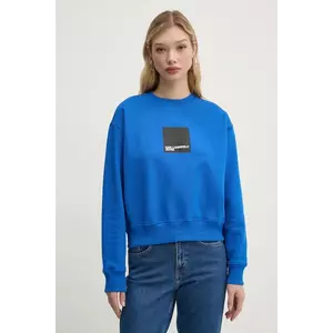 Karl Lagerfeld Jeans hanorac de bumbac femei, cu imprimeu, A1W20006 imagine