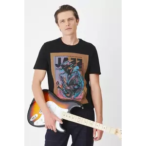 Medicine tricou din bumbac culoarea negru, cu imprimeu imagine