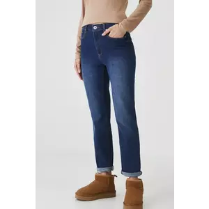 Medicine jeansi culoarea albastru marin imagine