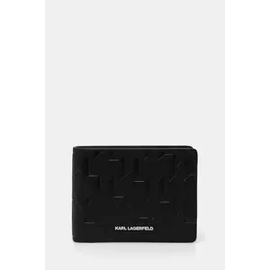 Karl Lagerfeld portofel de piele K/LOOM bărbați, culoarea negru, A1M32015 imagine