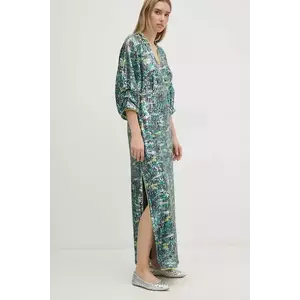 DIANE VON FURSTENBERG rochie culoarea verde, maxi, dreaptă, DVFGL3S006 imagine