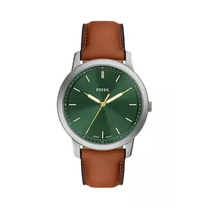 Fossil ceas Minimalist barbati, culoarea maro, FS6094 imagine