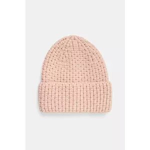 Answear Lab caciula culoarea roz, din tricot gros imagine