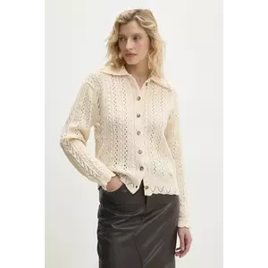 Answear Lab cardigan femei, culoarea bej, light imagine