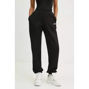 Rotate pantaloni de trening din bumbac culoarea negru, neted, 113428100 imagine