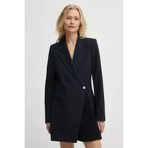 A.L.C. rochie Callen culoarea bleumarin, mini, evazată, 6DRES02495 imagine