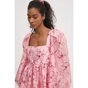 Stine Goya bluza femei, culoarea roz, modelator, SG-PS25-T018-2067 imagine