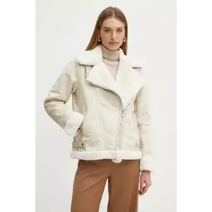 Morgan geaca GSAPA femei, culoarea bej, de tranzitie, GSAPA imagine