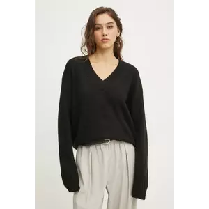 Superdry pulover din amestec de lana femei, culoarea negru, W6110553A-02A imagine