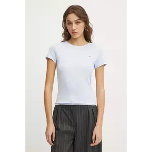 Tommy Jeans tricou din bumbac femei, DW0DW20459 imagine