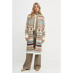 Weekend Max Mara cardigan din lana culoarea bej, 2425346013600 imagine