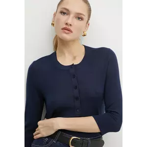 BOSS pulover de lana femei, culoarea albastru marin, light, 50530711 imagine