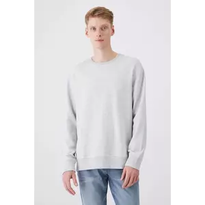 Medicine longsleeve culoarea gri, neted imagine